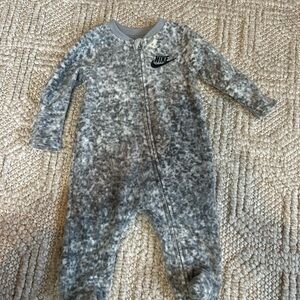 Nike Fleece Footed Onesie